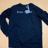 엔조 블루스(ENZO BLUES) 베이직 로고 롱 슬리브 티셔츠 (Black) 후기