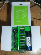 도루코(DORCO) 페이스6 면도기획세트 2호(면도기+면도날 총13입+74ml 쉐이빙폼) 후기