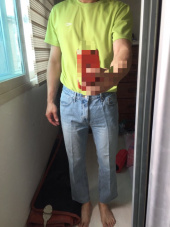 86로드(86ROAD) MID BLUE CROP FLARE (세미부츠컷) 후기