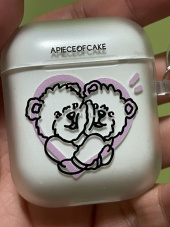어피스오브케이크(APOC) Hug Bear AIRPODS Case_Clear 후기