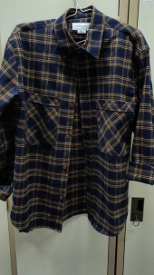 라퍼지스토어(LAFUDGESTORE) 블랜딩 포켓 체크셔츠_Brown Tartan 후기
