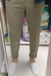하프크라이즈(HALBKREIS) CP 306 워싱 테이퍼드핏 면팬츠 CR 후기