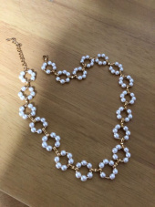 하스(HAS) HS002 Floral pearl choker necklace 후기