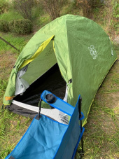 코오롱스포츠(KOLON SPORT) 1~2인용텐트 SOLE DOME _VEXBX18001GRE 후기
