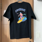 커버낫(COVERNAT) 라인 서퍼맨 티셔츠 화이트 후기