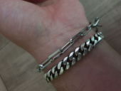 셉텐벌5(SEPTEMBER5) Bold square chain bracelet 후기