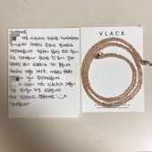 블랙(VLACK) 로즈 골든 비즈 목걸이 후기
