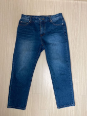 덴메이드(DENMADE) DEN brush deep blue straight crop 후기