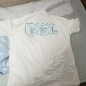 펀치라인(PUNCHLINE) PCL 로고라인 반팔 크림 JUST6176 후기