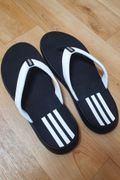 아디다스(ADIDAS) 컴포트 플립플랍 - 블랙:화이트 / EG2065 후기