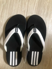 아디다스(ADIDAS) 컴포트 플립플랍 - 블랙:화이트 / EG2065 후기