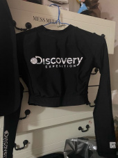 디스커버리 익스페디션(DISCOVERY EXPEDITION) 여성 빅로고 크롭탑 (BLACK) 후기