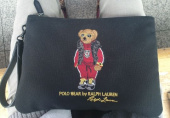 폴로 랄프 로렌(POLO RALPH LAUREN) 베어 캔버스 파우치 - 블랙 후기