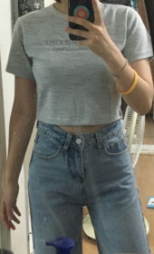 매치글로브(MATCHGLOBE) MG0S SLUB CROP TEE (YELLOW) 후기