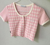 더완더(THEWANDER) DOUBLE CHECK CARDIGAN PINK 후기