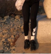 나이키(NIKE) 우먼 NSW 퓨추라 레깅스 CJ2297-011 후기