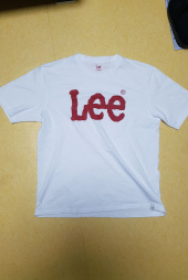 리(LEE) 빅 로고 반팔티 BIG LOGO HALF TEE-WHITE/RED 후기