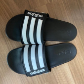 아디다스(ADIDAS) 아딜렛 컴포트 ADJ - 레드:화이트 / EG1348 후기