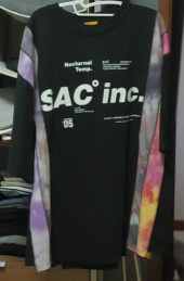 색 스튜디오(SAC STUDIO) DYED CUT T-SHIRTS BLACK 후기