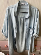 랩101(LAB101) SINGLE POCKET ICE BLUE WASH DENIM SHIRT 후기