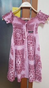 오드원아웃(ODDONEOUT) Off shoulder string onepiece_PK 후기