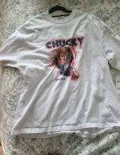 커버낫(COVERNAT) COVERNAT X CHUCKY ENDING CREDIT TEE BLACK 후기