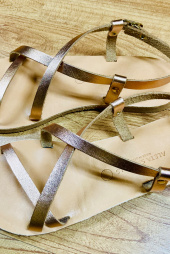 알레타 샌들(ALETA SANDAL) Double Line Strap Sandal (rose gold) 후기