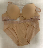 게스언더웨어(GUESS UNDERWEAR) 스킨 에센셜 풀컵 아웃밴드 브라팬티 세트 후기