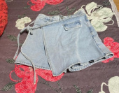 엠오엠씨키츠(MOMC KITS) 데님 랩 스커트 블루 (KITS DENIM WRAP SK BLUE) CNSK0EI06B2 후기