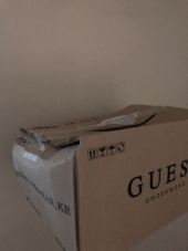 게스언더웨어(GUESS UNDERWEAR) 아웃밴드 인디핑크 솔리드 브라 팬티 세트 후기