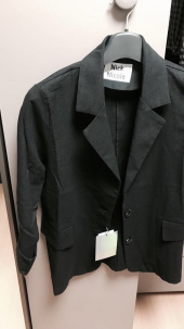 닉앤니콜(NICK&NICOLE) Lina Single Linen Jacket_Black 후기