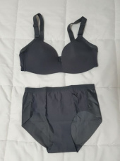 푸마 바디웨어(PUMA BODYWEAR) 여성 퓨징 브라팬티 2종 다크그레이 후기