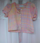 러브이즈트루(LUV IS TRUE) GR CROP BL(PINK) 후기