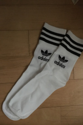 아디다스(ADIDAS) 미드컷 크루 삭 3P - 블랙:화이트 / GD3576 후기
