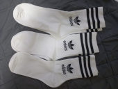 아디다스(ADIDAS) 미드컷 크루 삭 3P - 레드:블루:그린 / GG1015 후기