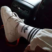 아디다스(ADIDAS) 미드컷 크루 삭스 3P - 블랙:화이트 / GD3576 후기