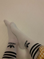 아디다스(ADIDAS) 미드컷 크루 삭스 3P - 화이트:블랙 / GD3575 후기