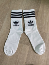 아디다스(ADIDAS) 미드컷 크루 삭스 3P - 화이트:블랙 / GD3575 후기