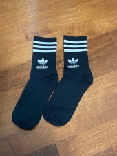 아디다스(ADIDAS) 미드컷 크루 삭 3P - 화이트:블랙 / GD3575 후기