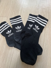 아디다스(ADIDAS) 미드컷 크루 삭스 3P - 화이트:블랙 / GD3575 후기