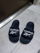리복(REEBOK) 컴포트 슬라이드 - 네이비:화이트 / FU7206 후기