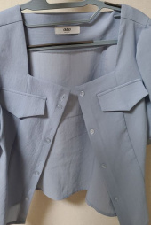 아웃엑소(OUTX.O) rose blouse ivory 후기