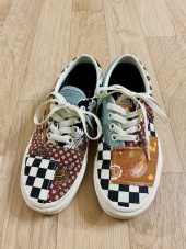 반스(VANS) 클래식 슬립온 - (타이거 패치워크) 블랙:트루 화이트 후기