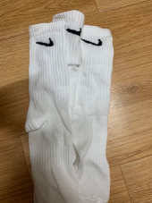 나이키(NIKE) 스우시 LW 장목 양말 3팩 SX7676-100 후기