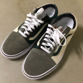 반스(VANS) 올드스쿨 - (믹스 & 매치) 엔티크 화이트:비스트로 그린 / VN0A4BV51IB1 후기