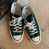 컨버스(CONVERSE) 척 70 빈티지 캔버스 미드나잇클로버 168513C 후기