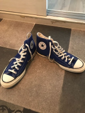 컨버스(CONVERSE) 척 70 빈티지 캔버스 미드나잇클로버 168508C 후기