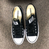 컨버스(CONVERSE) 척테일러 올스타 캔버스 리프트 블랙 560250C 후기