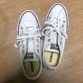 컨버스(CONVERSE) 척테일러 올스타 캔버스 리프트 화이트 560251C 후기
