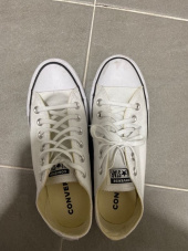 컨버스(CONVERSE) 척테일러 올스타 캔버스 리프트 화이트 560251C 후기
